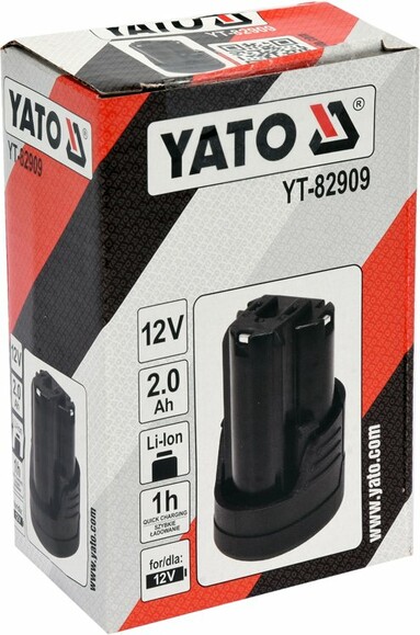 Акумулятор YATO 12 В, 2 А/годину (YT-82909) фото 3