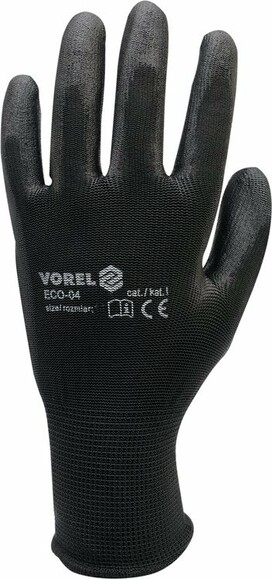 Перчатки VOREL размер 10 "Черные" (74080) изображение 2
