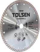 Диск алмазний Турбо 230х22.2 мм Профі Tolsen (76747)