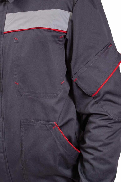 Куртка робоча Free Work Спецназ New темно-сіра р.64-66/7-8/XL (65865) фото 4