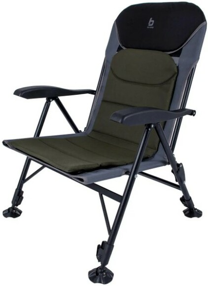 Крісло розкладне Bo-Camp Pike Black/Grey/Green (1204110) фото 3