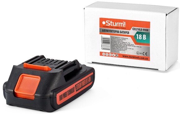 Аккумулятор Sturm CD3218LB-998M изображение 2