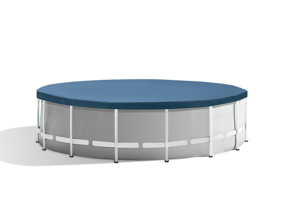 Каркасный бассейн Intex, 457x122 см (фильтр-насос 3785 л/час, лестница, тент, подстилка) (26726) изображение 9