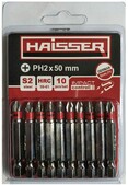 Набір біт Haisser PH2х50 мм, 10 шт. (81308)