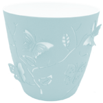 Горщик для квітів Alyaplastik 3D 5.3 л, світло-блакитний (00-00010366)