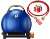 Портативный переносной газовый гриль O-GRILL 900, синий + шланг в подарок! (o-grill_900_blue)
