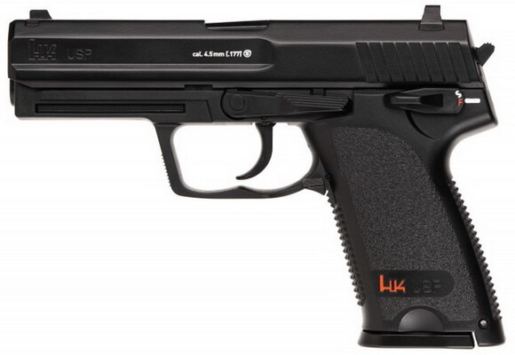 Пневматический пистолет Umarex Heckler & Koch USP, калибр 4.5 мм (1003444)