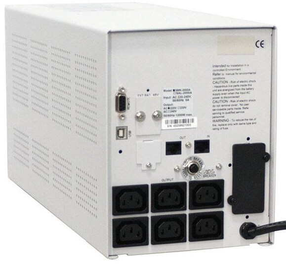Источник бесперебойного питания Powercom SMK-600A-LCD изображение 2