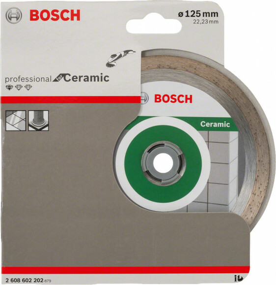Алмазный диск Bosch Standard for Ceramic 125-22,23 мм (2608602202) изображение 2