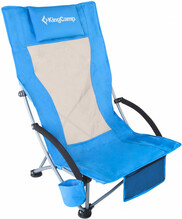 Раскладное кресло KingCamp High Backed Beach Chair (KC1901) Blue