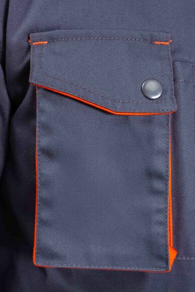 Куртка робоча Free Work Dexter сіра з помаранчевим р.44/5-6/S (56098) фото 5