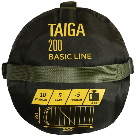 Спальный мешок Tramp Taiga 200 Left (TRS-059R-L) изображение 3