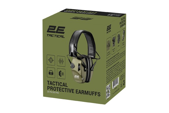 Тактичні захисні навушники 2E Pulse Pro Army Green NRR 22 dB (2E-TPE026ARGN) фото 4