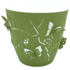 Горшок для цветов Alyaplastik 3D 2.5 л, темно-зеленый (00-00010361)