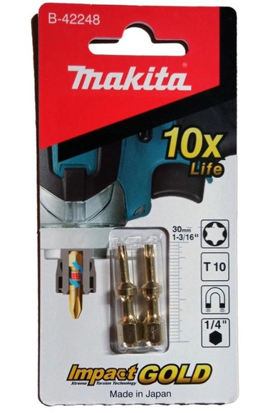 Торсионная бита Makita Impact Gold T10 30 мм (B-42248) изображение 2