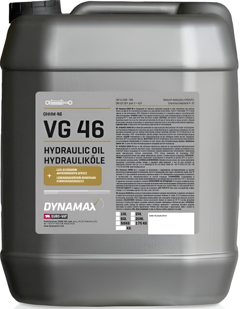 

Гидравлическое масло DYNAMAX Hydro VG46 ISO 46, 20 л (60987)