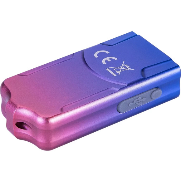 Фонарь наключный Fenix E03R V2.0, лиловый изображение 3