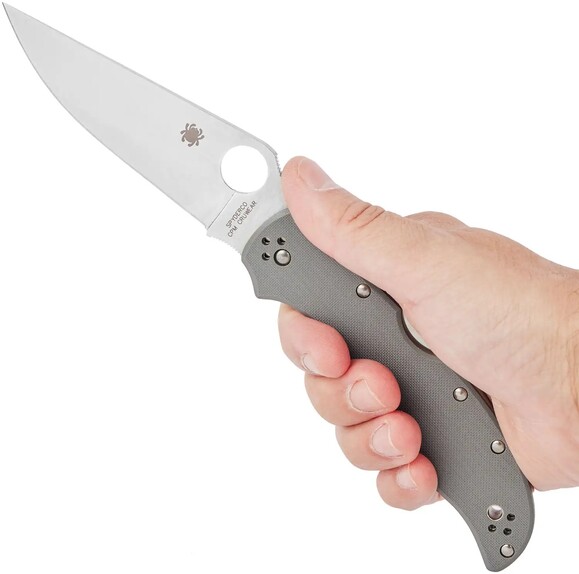 Нож Spyderco Strech 2 XL G-10 (grey) (87.16.02) изображение 5