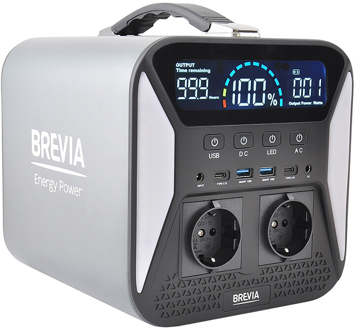 

Зарядная станция Brevia 500W NCA (483.8 Вт·ч/500 Вт)