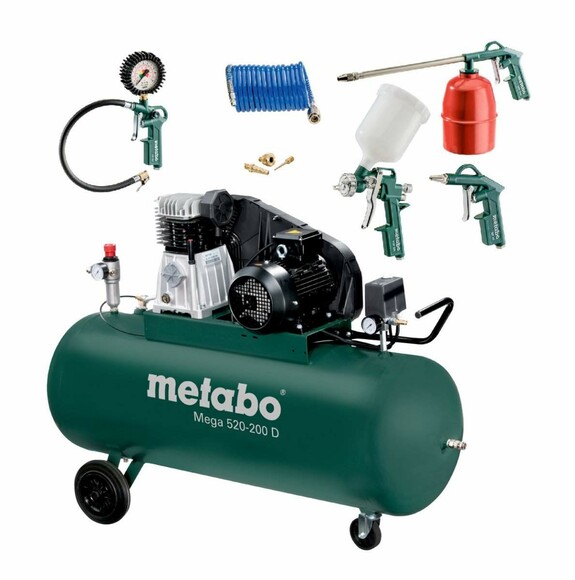 Компрессор Metabo Mega 520-200 D (601541000) изображение 5