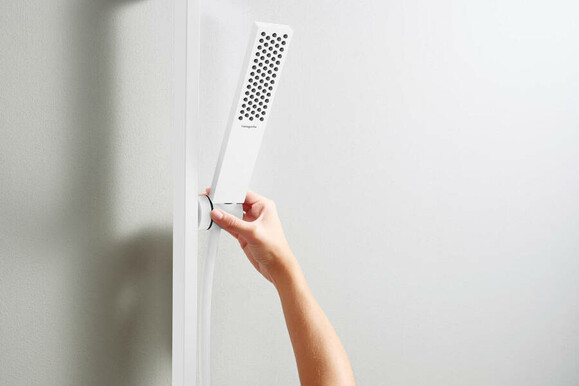 Ручной душ HANSGROHE Pulsify E EcoSmart, белый матовый (24320700) изображение 4