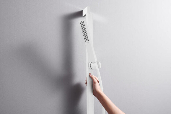 Ручной душ HANSGROHE Pulsify E EcoSmart, белый матовый (24320700) изображение 6