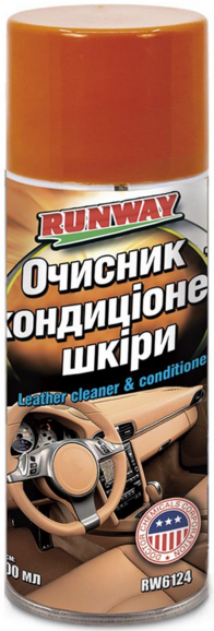Очищувач і кондиціонер шкіри RUNWAY Leather Cleaner & Conditioner, 400 мл (RW6124)