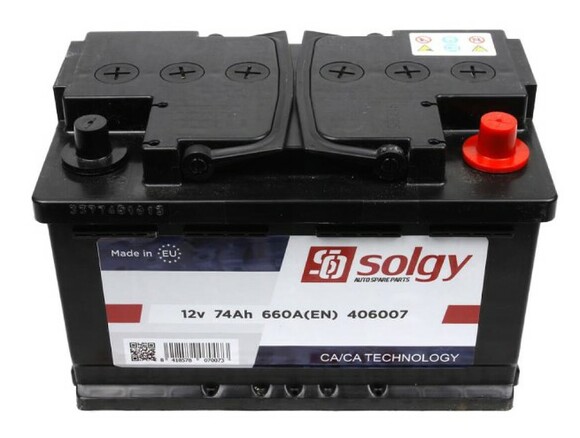 Акумулятор Solgy 6 CT-74-R (406007) фото 2