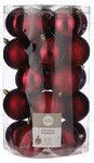 Набір ялинкових іграшок House of Seasons 8 см, 25 шт. (червоні) (8718861796674)