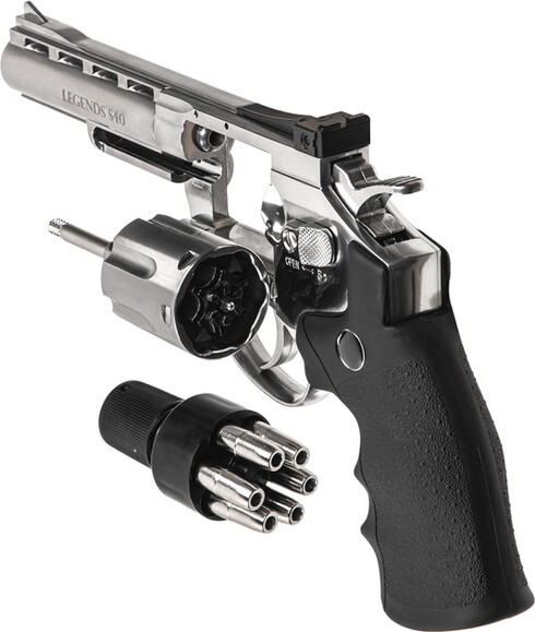 Пневматичний револьвер Umarex Legends S40, 4, калібр 4.5 мм (1003792) фото 3