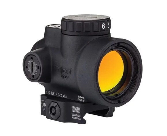 Прицел коллиматорный Trijicon MRO 2.0 MOA Green Dot, AC32082 QD LOW MOUNT (MRO-C-2200032) изображение 3