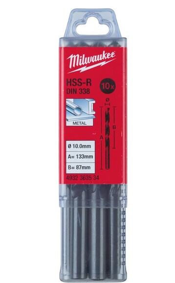 Сверло по металлу Milwaukee HSS-R DIN338, 5,5Х93 мм, 1 шт. (4932363489_1)