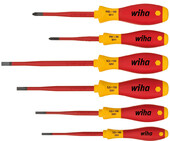 Набор отверток диэлектрических Wiha SoftFinish VDE, 6 шт. (W35389)