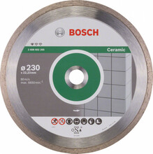 Алмазний диск Bosch Standard for Ceramic 230-22,23 мм (2608602205)