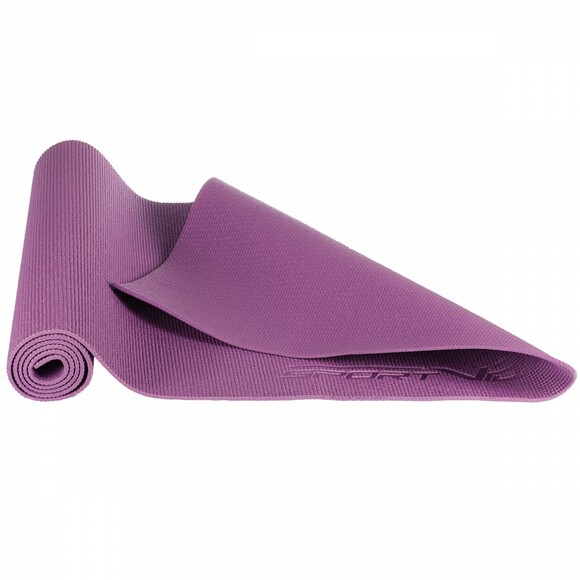 Килимок для йоги та фітнесу SportVida Violet PVC 6 мм (SV-HK0052) фото 2
