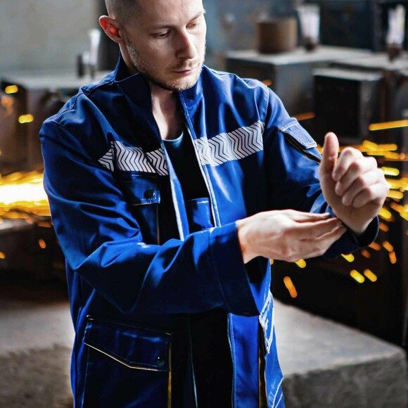Куртка робоча Free Work Dexter New синьо-бежева р.56/3-4/XL (70515) фото 3