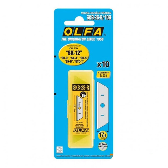 Лезвие OLFA SKB-2S-R/10B 17.5 мм, 10 шт. (689510) изображение 2