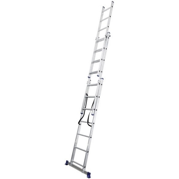 Трехсекционная алюминиевая лестница VIRASTAR Triomax Pro 3x7 ступеней (TS6107) изображение 3
