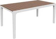 Стол для сада Keter Harmony Table, белый/капучино (230684)