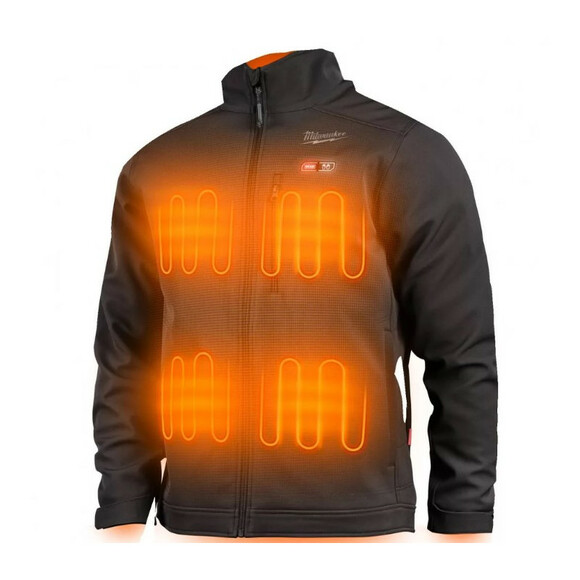 Куртка с подогревом Milwaukee размер "S" M12HJBL5-201 (с ЗУ и АКБ) изображение 3