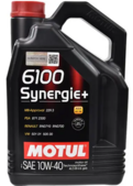 Моторное масло Motul 6100 Synergie+, 10W40 4 л (109463)