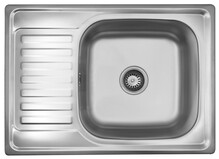 Кухонна мийка Kroner KRP Satin-6950, 0.8 мм (CV022780)