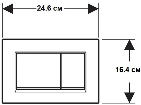 Клавиша смыва Geberit Sigma30 (115.883.JQ.1) изображение 3