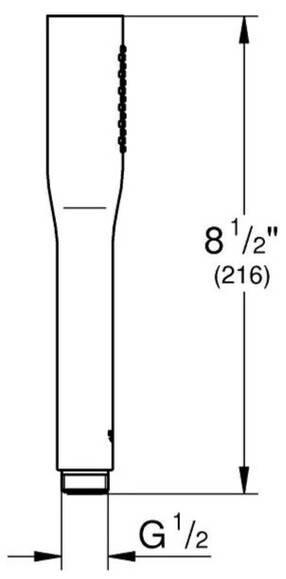 Ручной душ Grohe Euphoria Cosmopolitan Stick (22126KF0) изображение 4