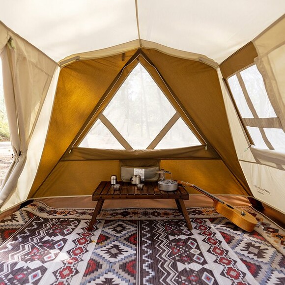 Двухместная палатка с навесом Naturehike CNH22ZP029 (светло-коричневый) (6975641887829) изображение 2