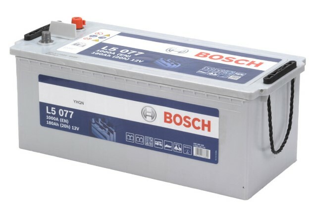 

Тяговый аккумулятор Bosch L5 077, 180Ah/1000A (0 092 L50 770)