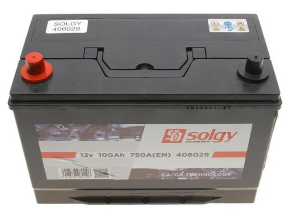 Аккумулятор Solgy 6 CT-100-L (406029) изображение 2