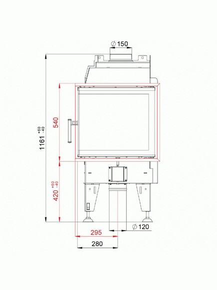 Камінна топка BeFHome THERM 6 CL (000-0001862) фото 2