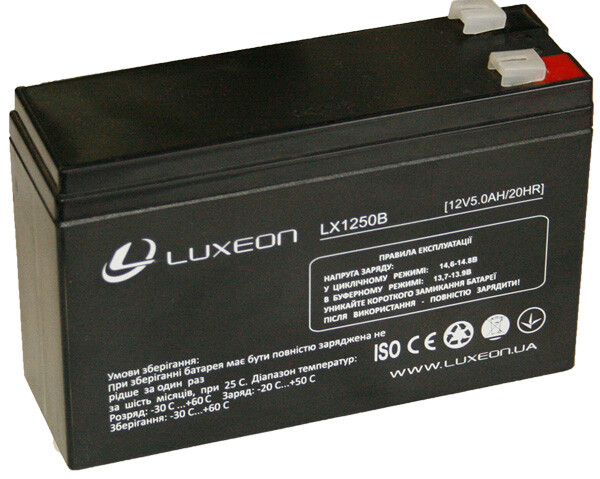 

Аккумуляторная батарея Luxeon LX1250B