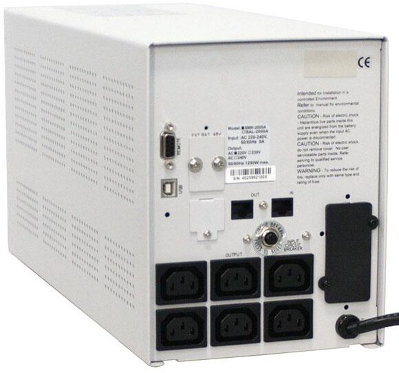 Источник бесперебойного питания Powercom SMK-800A-LCD изображение 2